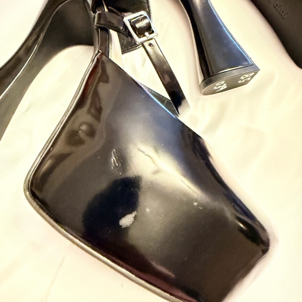 Gianni Bini Black Patent Platform Heels (Size 8.5) 🖤 Black Patent Leather Heels - Picture 6 of 9